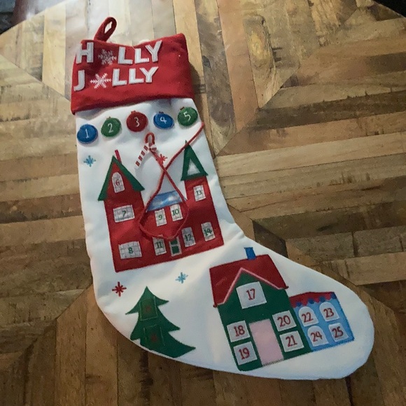 Large countdown to Christmas stocking NEW - Picture 1 of 6